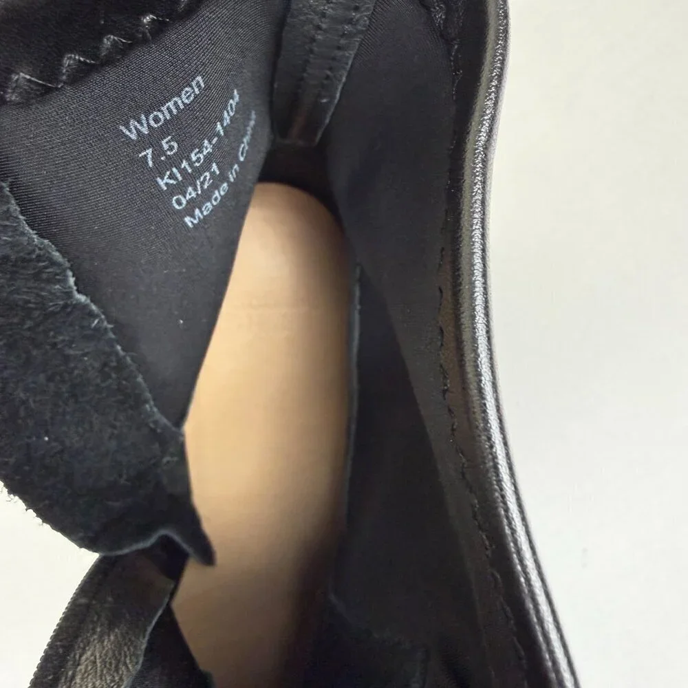 EUC Abercrombie & Fitch Vivianne Black Soft Leather Ankle Boots